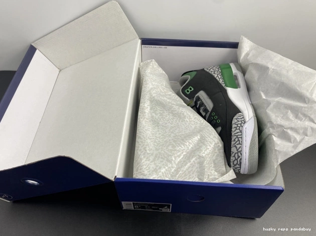 Rep Husky Jordan 3 Pine CT8532-030 Green Air 0812